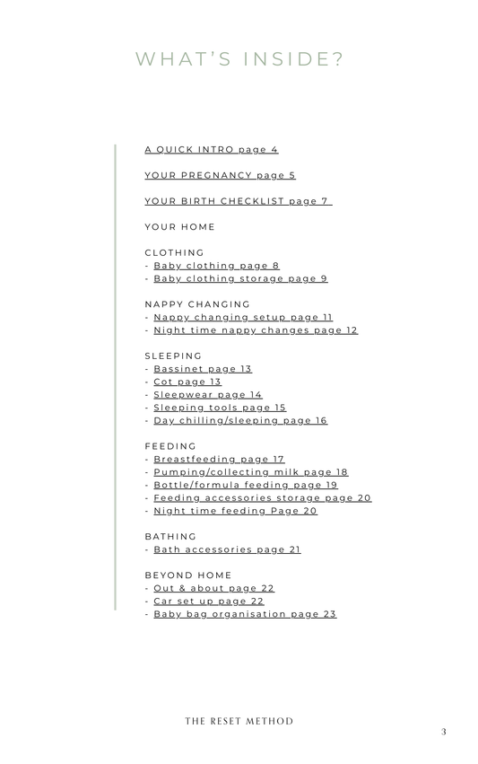 The Newborn Baby Bible: Digital Guide (Instant Download)